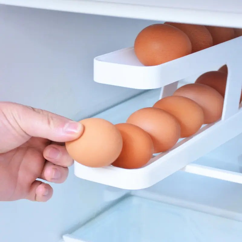 Modernmerchshop™ Automatic Scrolling Egg Rack Holder