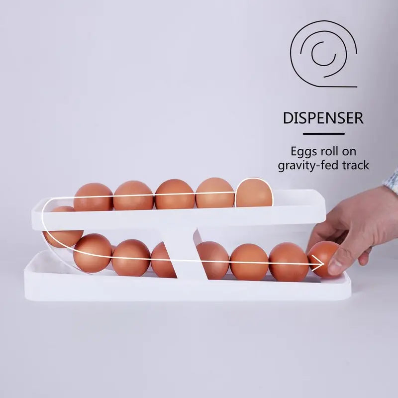 Modernmerchshop™ Automatic Scrolling Egg Rack Holder