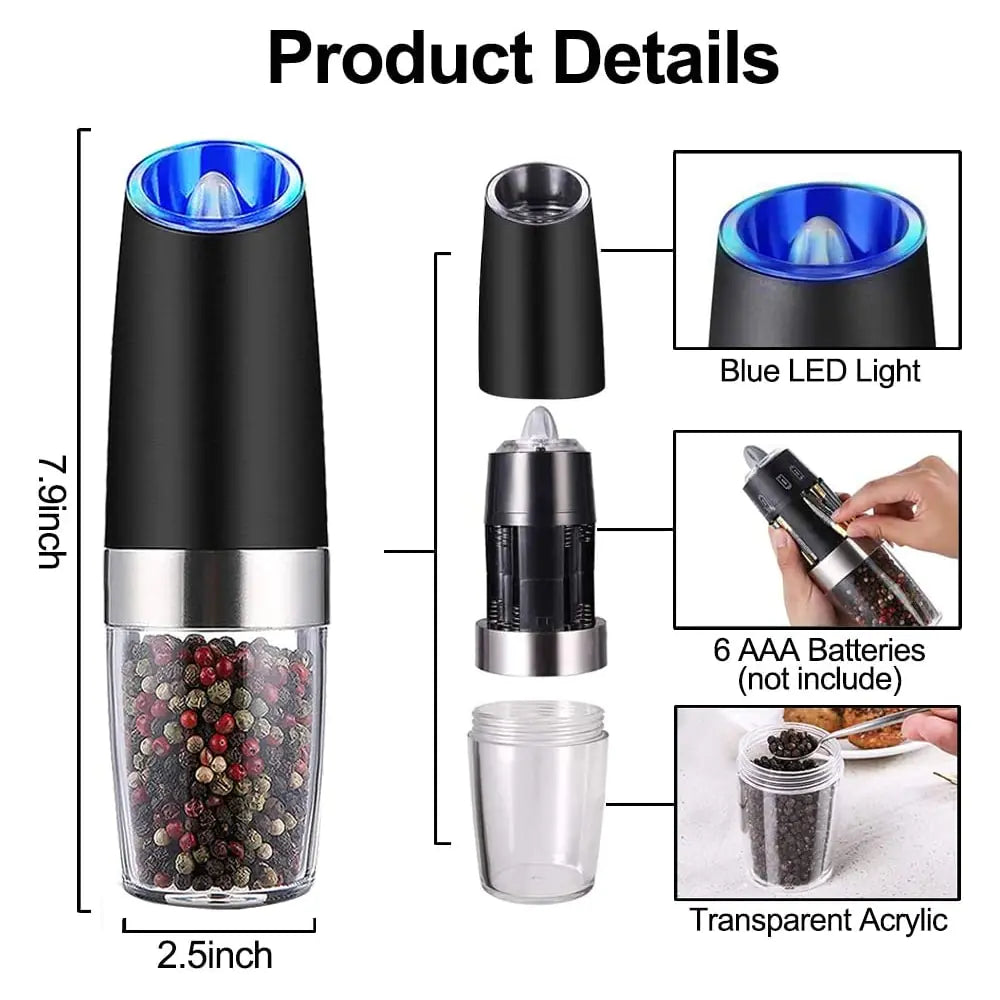 Modernmerchshop™ Electric Pepper Mill