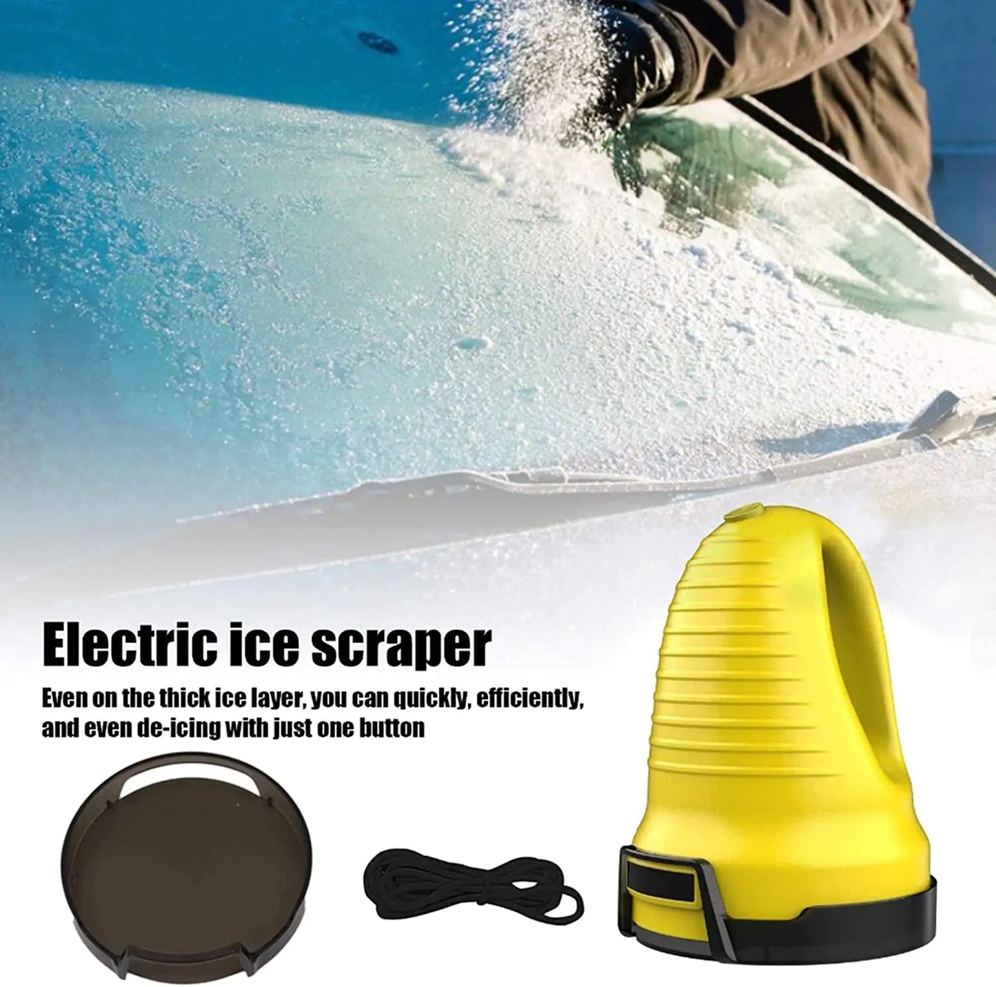 Modernmerchshop™ Electric Heated Car Snow Scraper